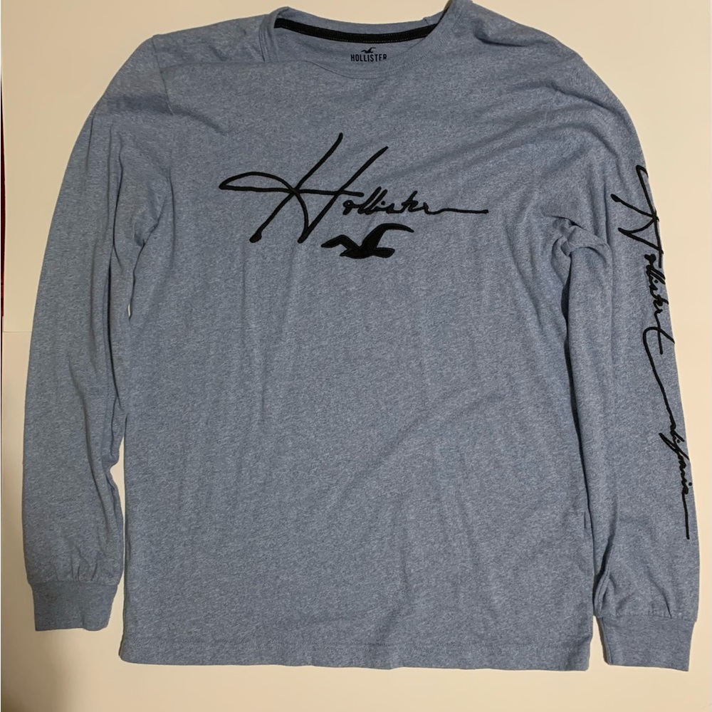Hollister long sleeve light blue